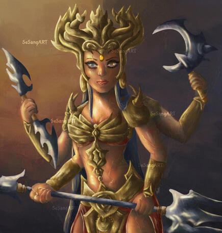 Guardian/warrior of the east