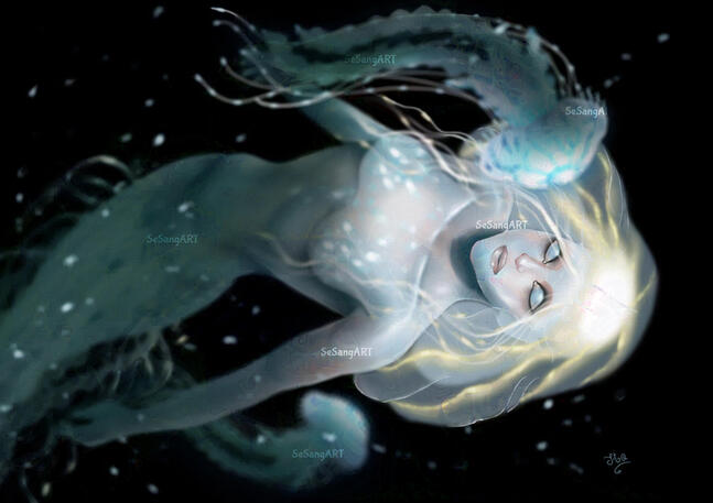 The light from the deep